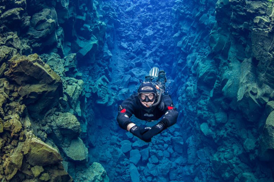 Snorkeling in Iceland