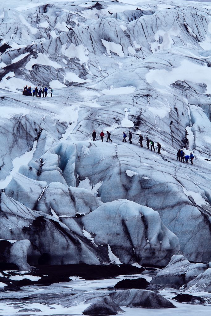 Glacier hike iceland