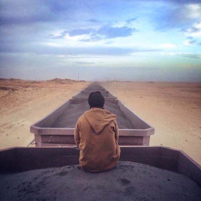 Iron ore train mauritania 