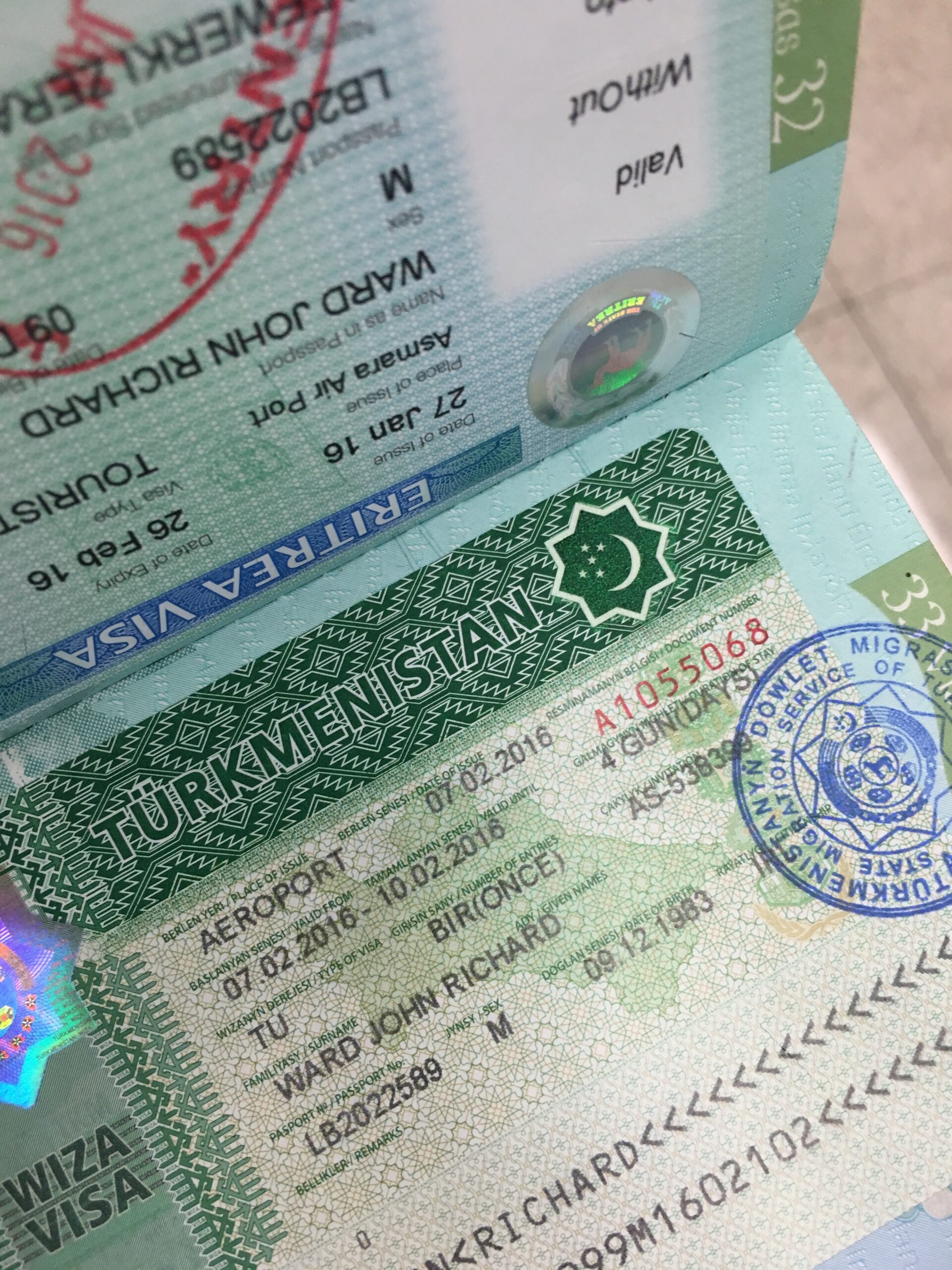 Turkmenistan visa