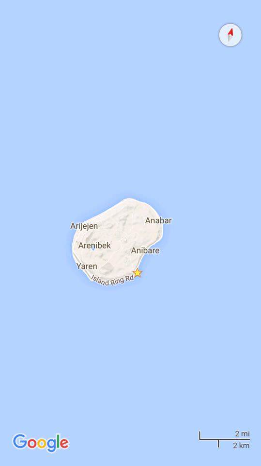 The tiny country of Nauru