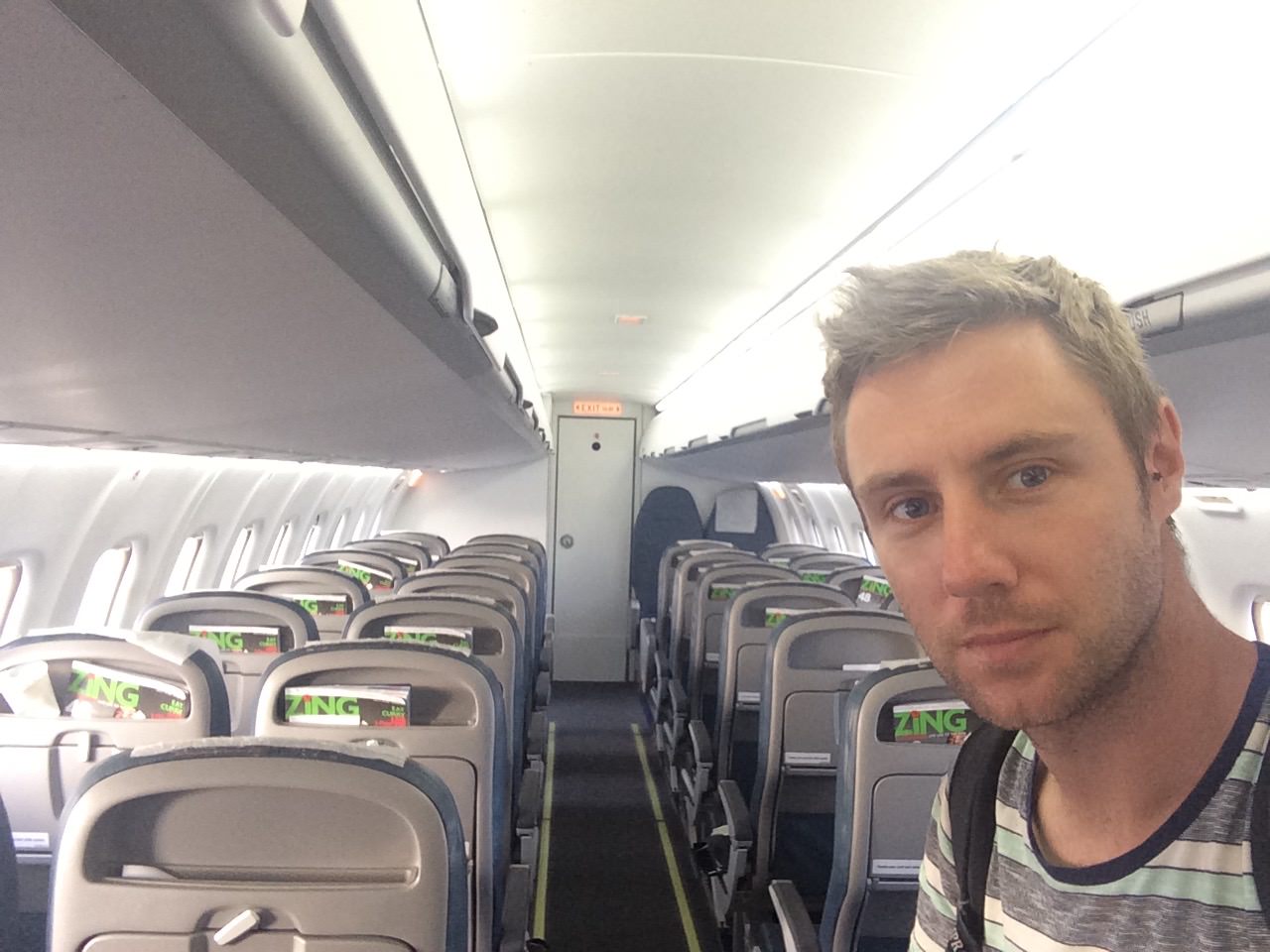 Only person on my flight!