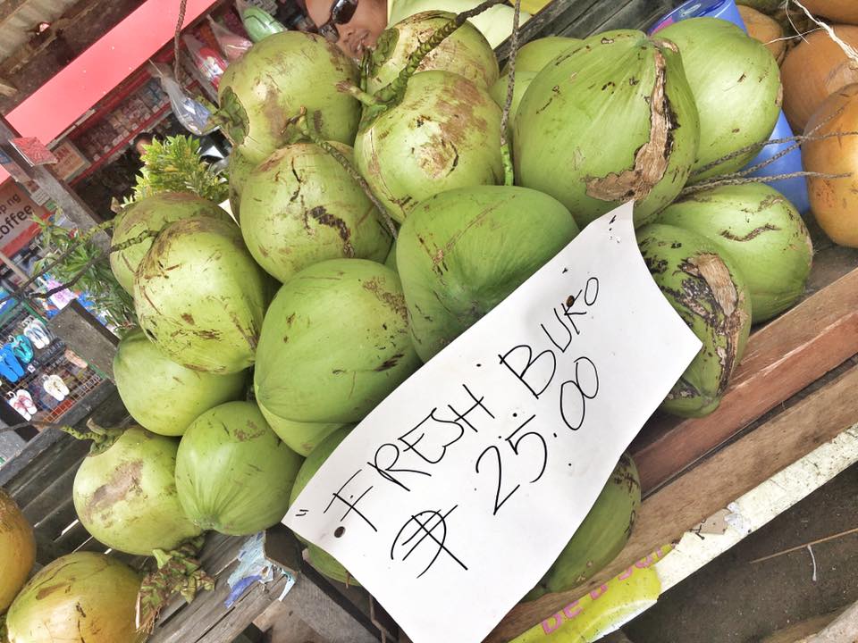 fresh coconuts