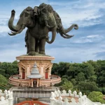 Visiting the Erawan Museum in Bangkok; The Giant 3 Headed Elephant in 2022
