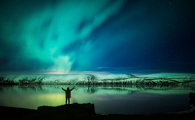 Northern lights Faroe Islands