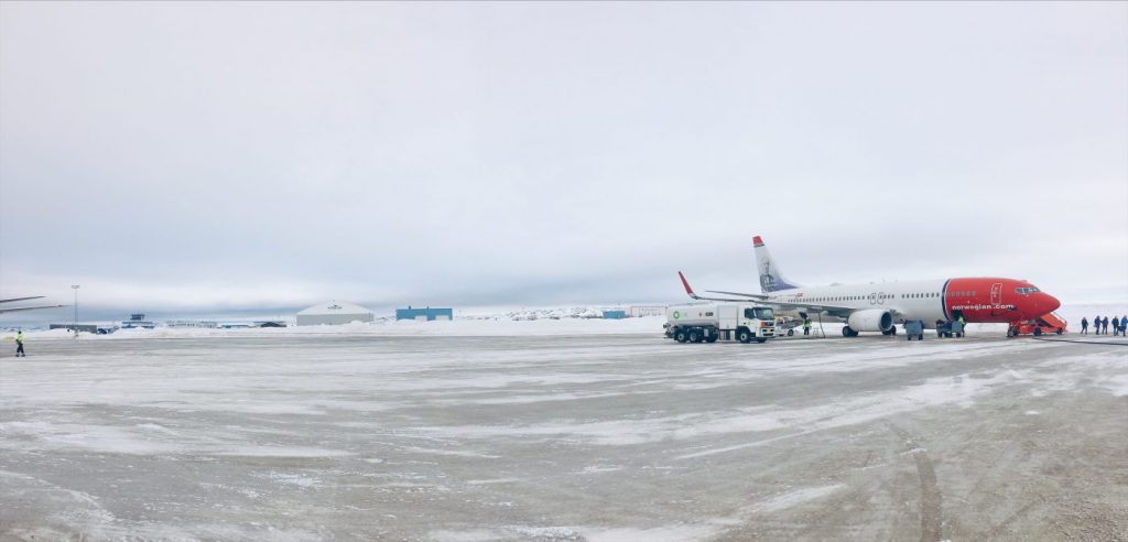 Landing in the Arctic Circle!