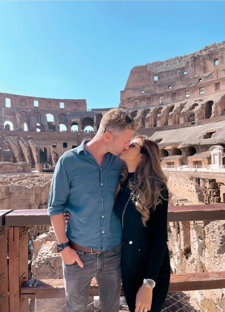 Visiting the Colosseum in Rome