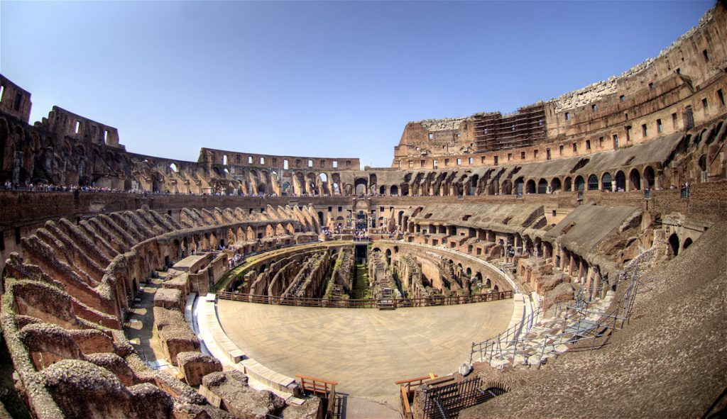 Colosseum inside view