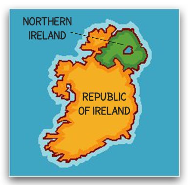 Map Of Northern And Southern Ireland Visiting Derry/Londonderry In Ireland/Northern Ireland. Huh?!