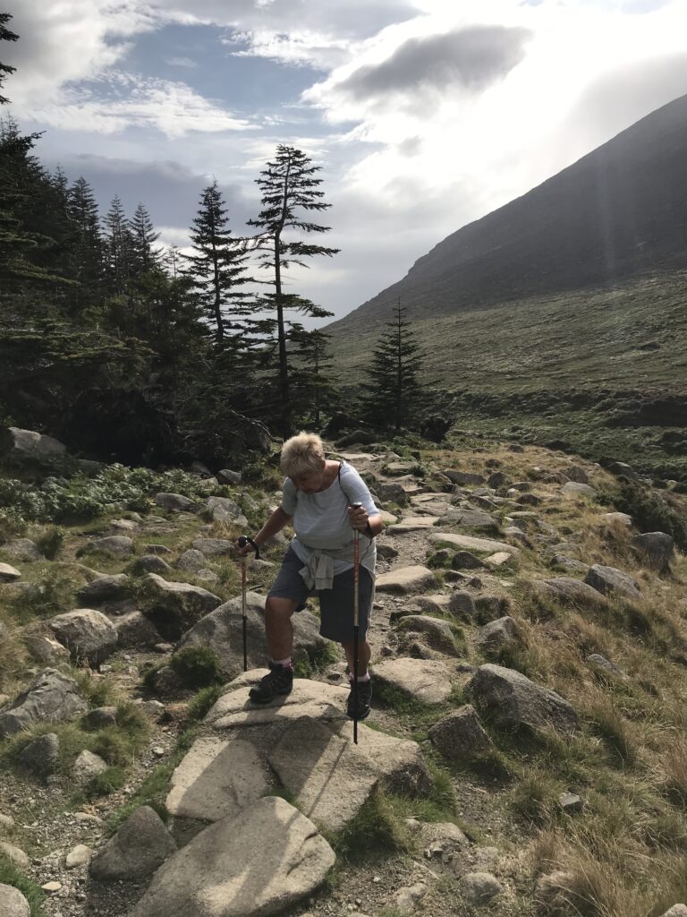 climbing slieve donard