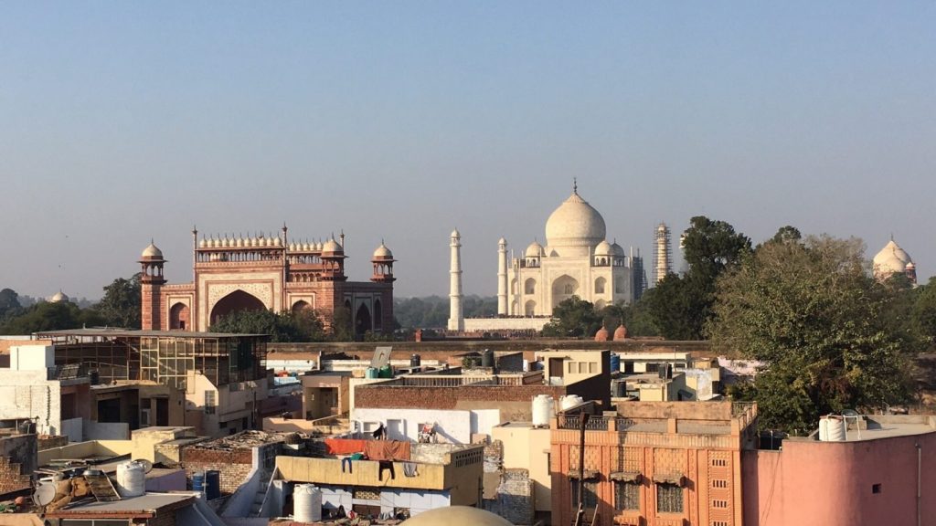 Hotel Kamal rooftop Taj Views