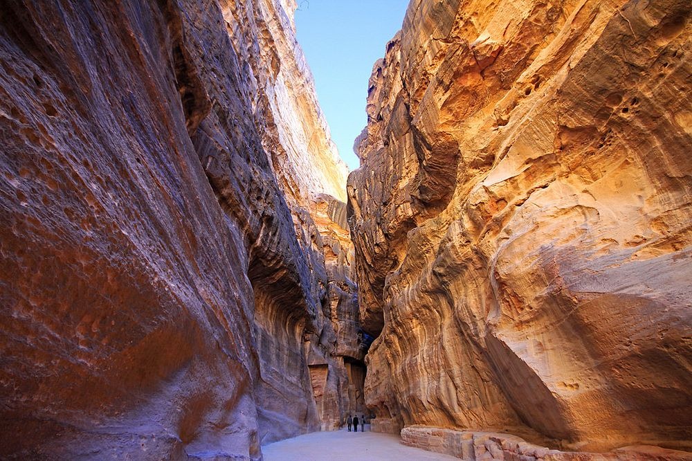 The siq in Petra