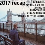 My 2017 Review; Life, travel, finances