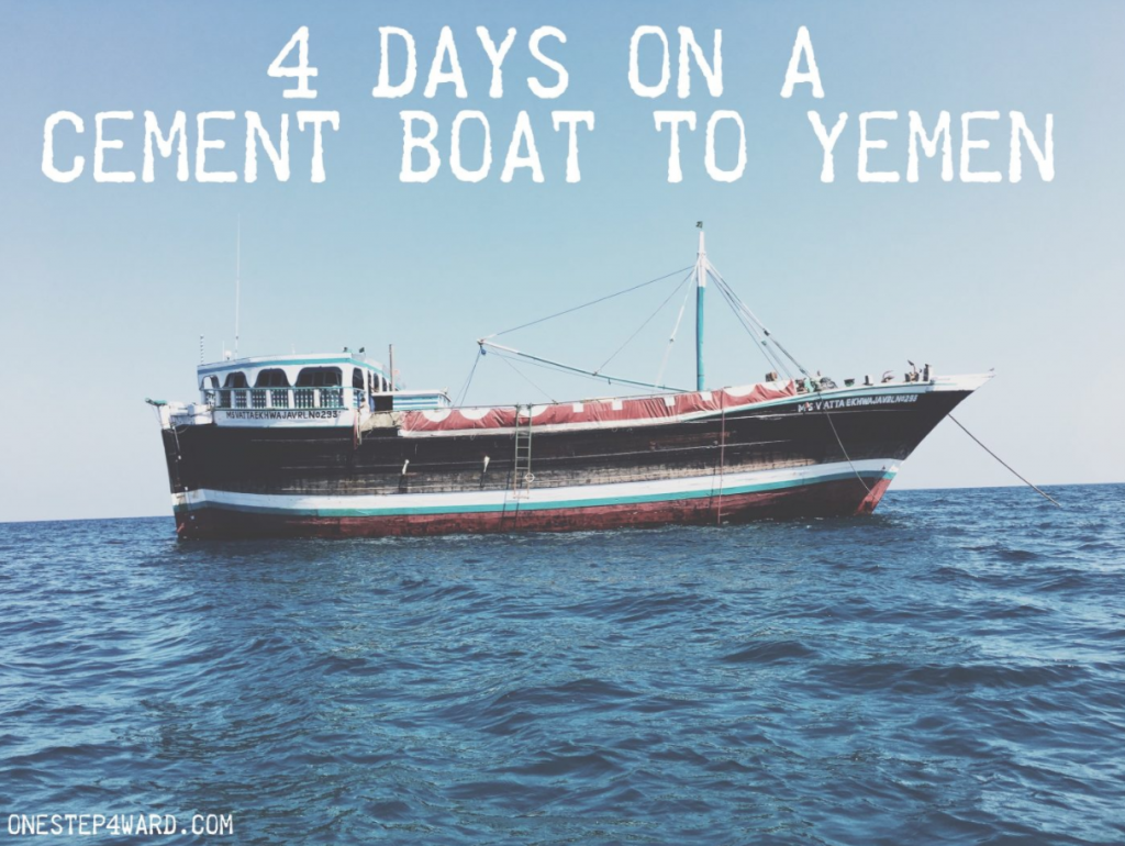 cargo boat to yemen