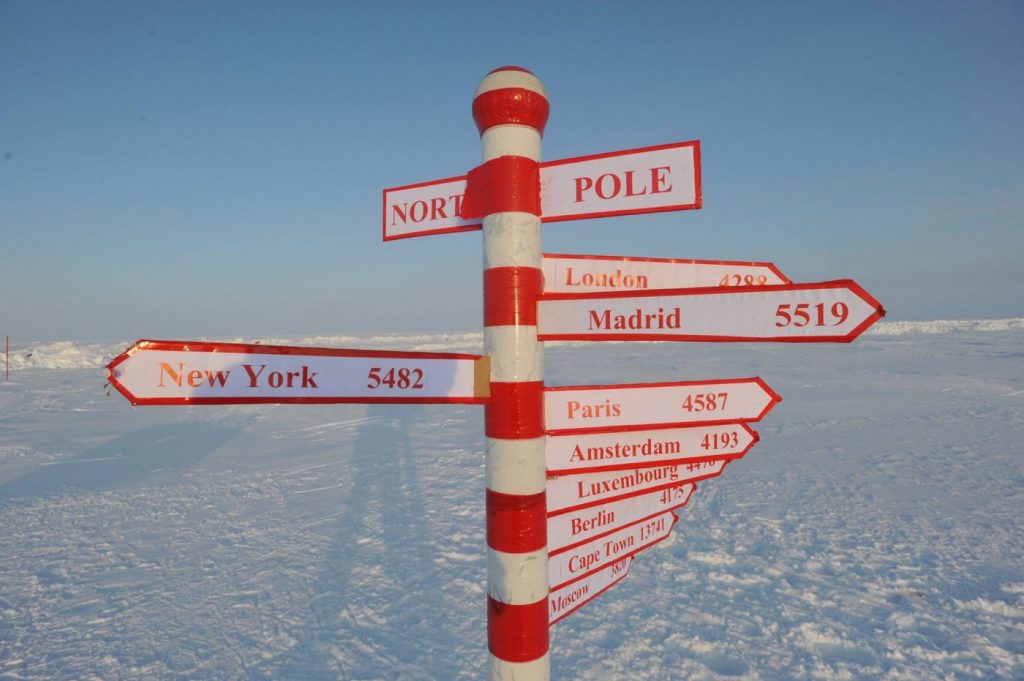 Running the north pole marathon