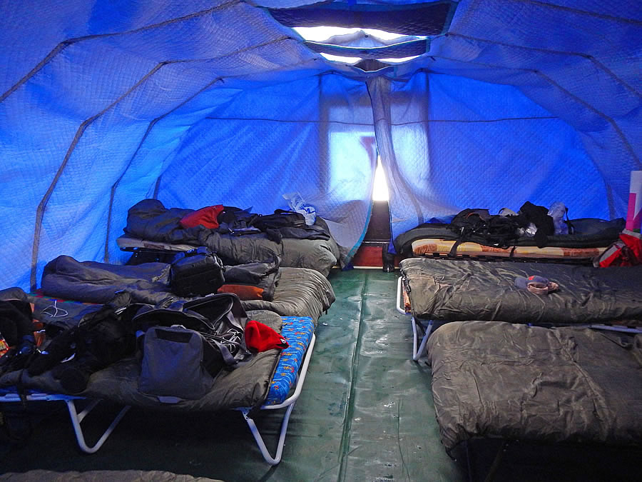 Accomodation at the North Pole Marathon