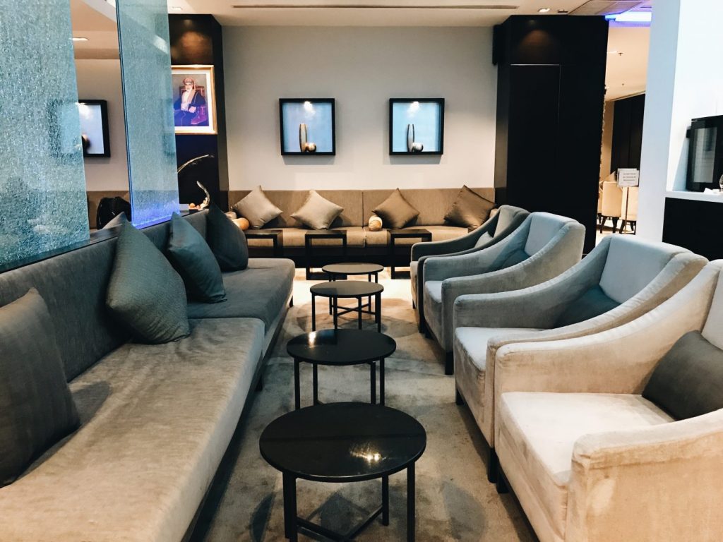Oman Air Lounge Main Room