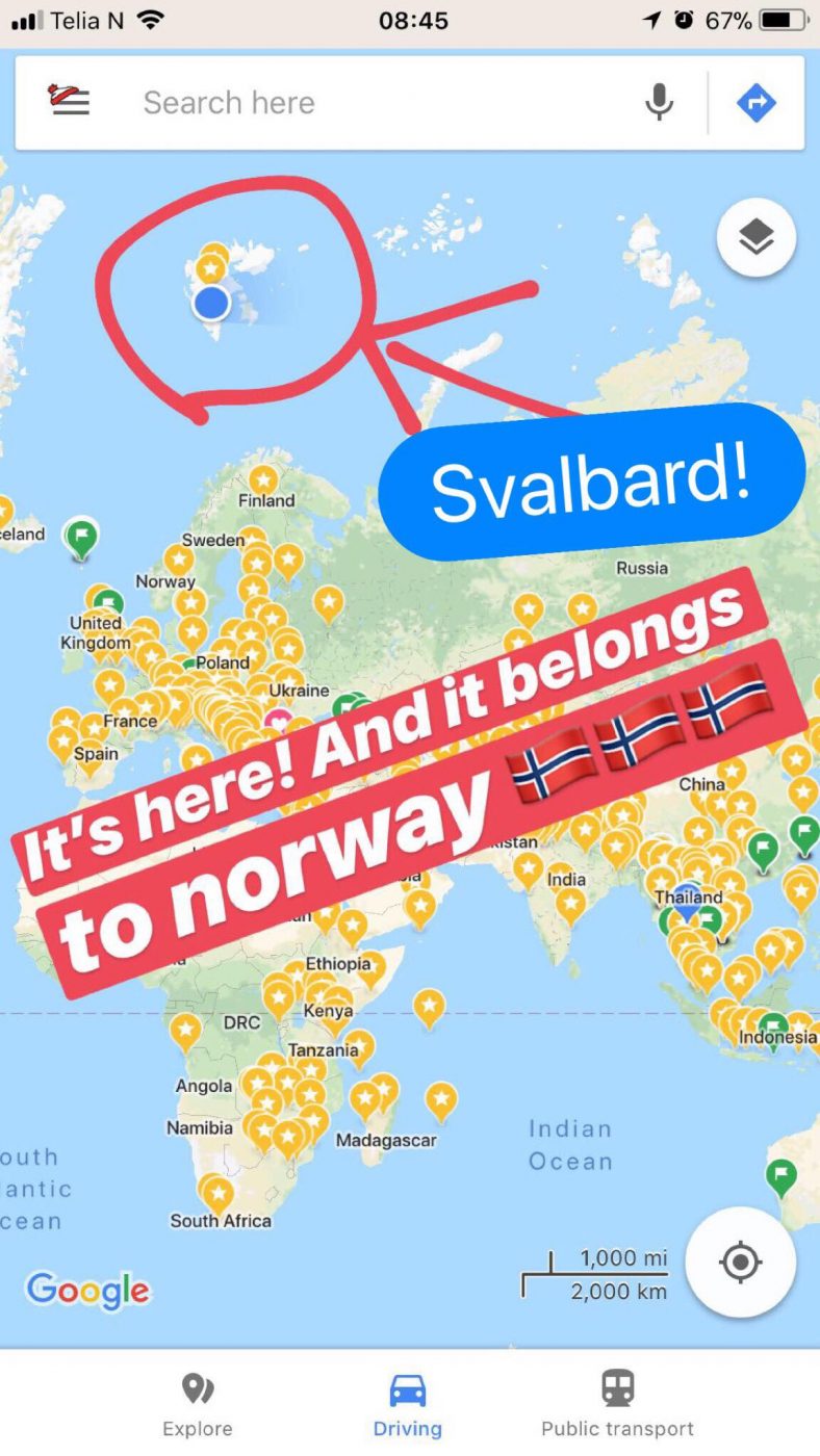 where is svalbard norway