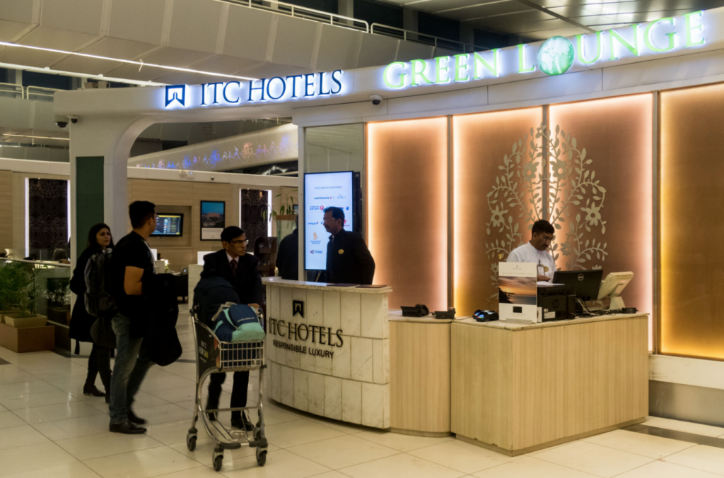 ITC Hotels Green Lounge reception