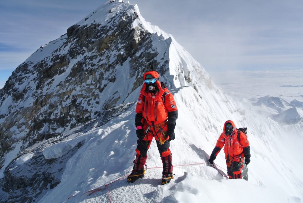 Summiting Everest