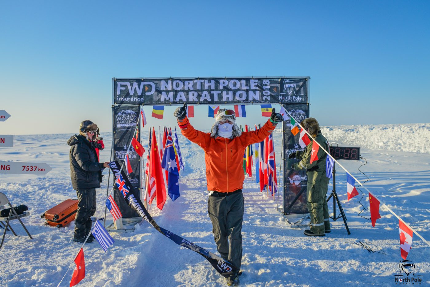 running the north pole marathon