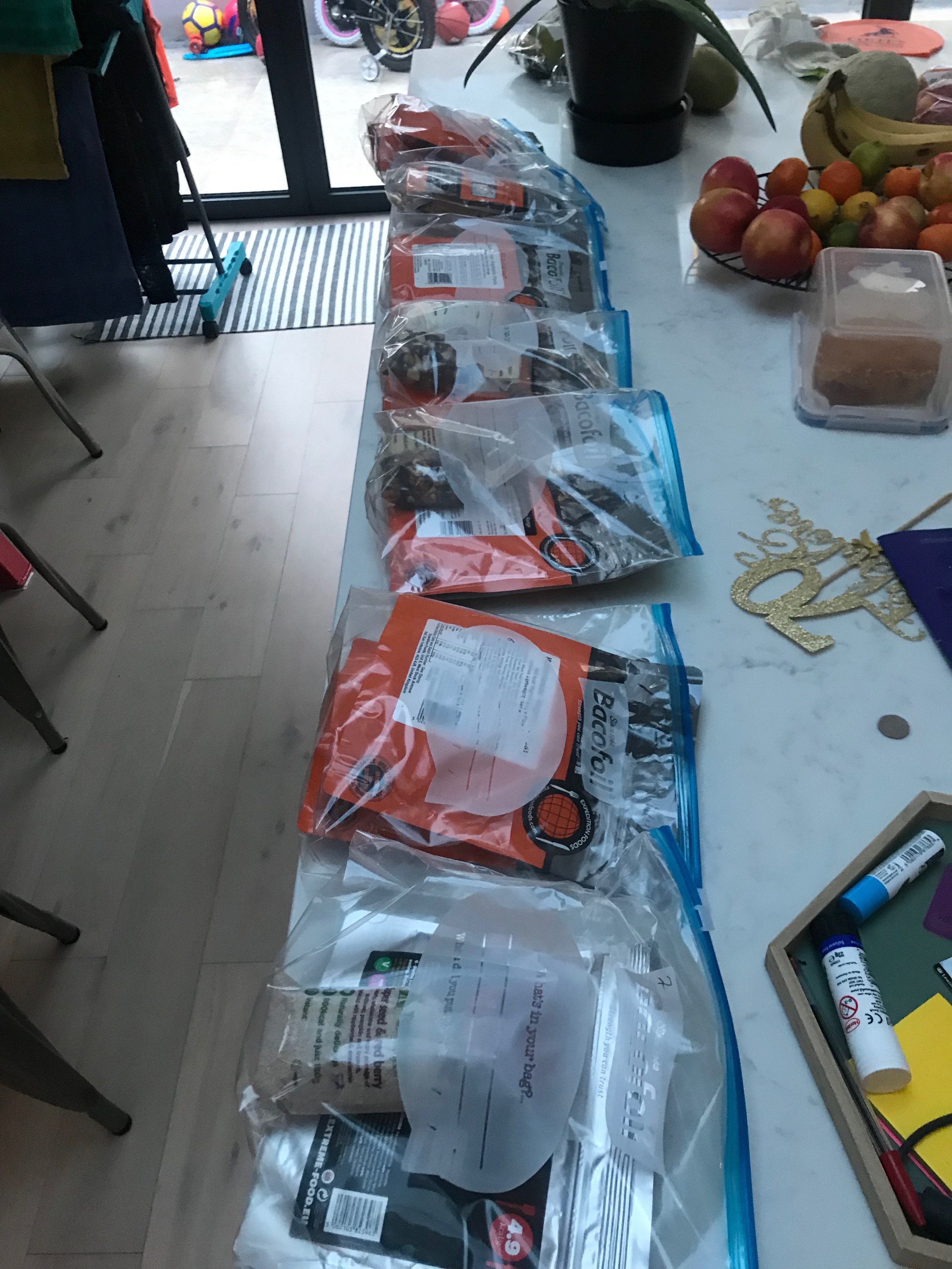 Marathon Des Sables food prep