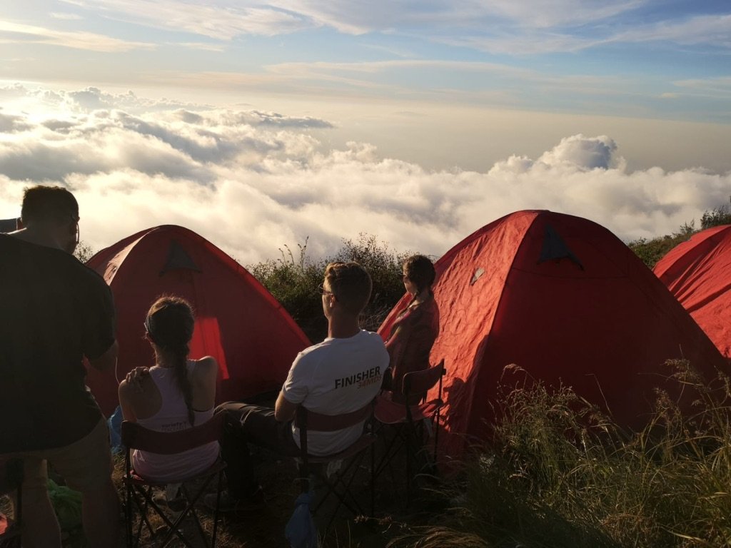 Mount RInjani crater rim