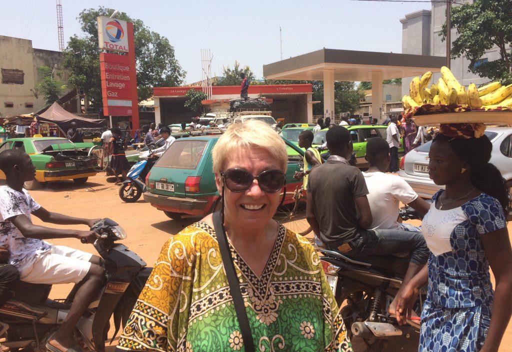 My mum's solo trip in Burkino Faso last year