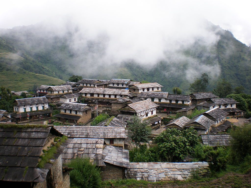 Ghandruk village on the Poon Hill Trek