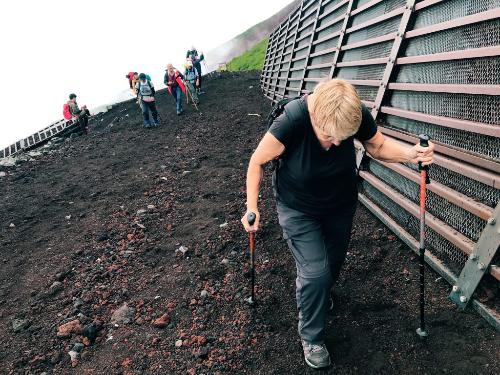 Climbing Mount Fuji