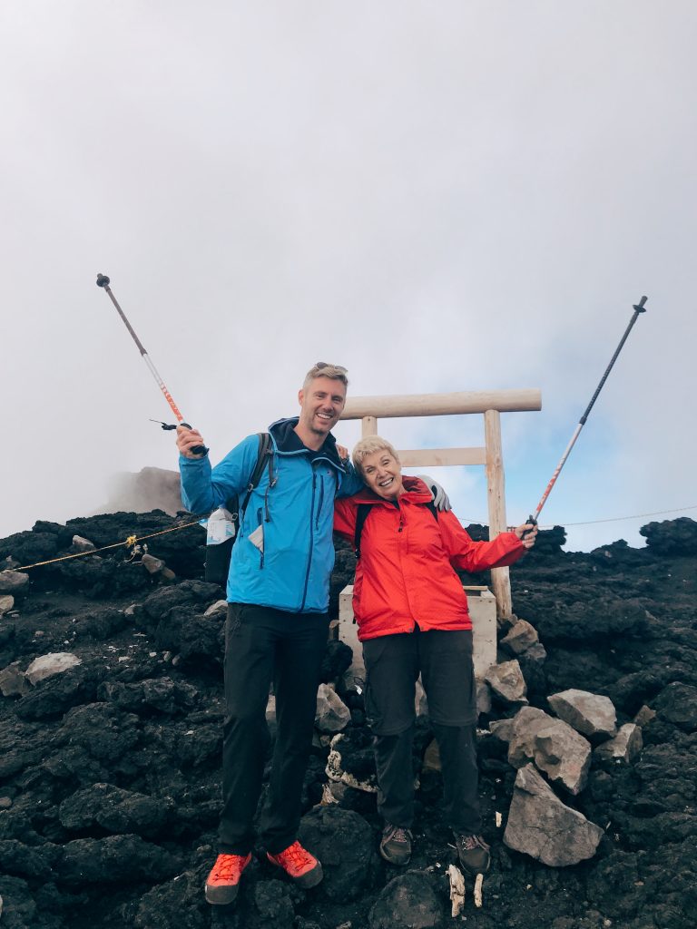 Climbing Mount Fuji