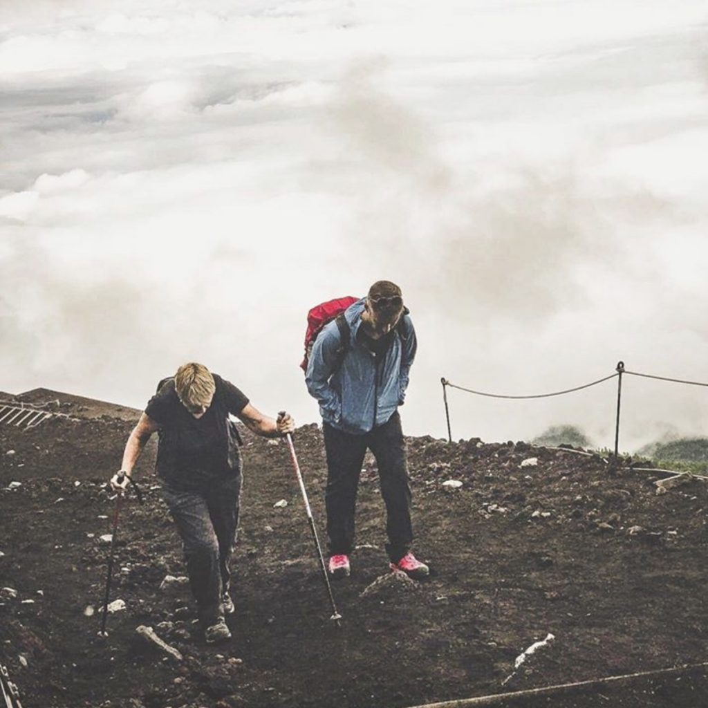 Climbing Mount Fuji