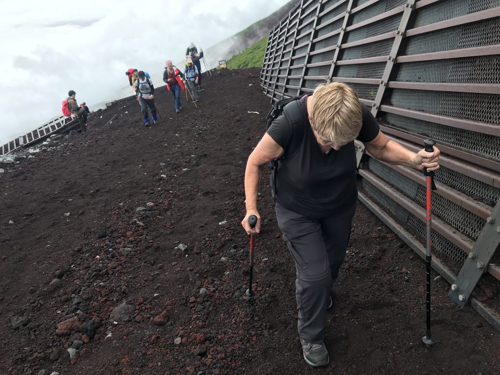 Climbing Mount Fuji