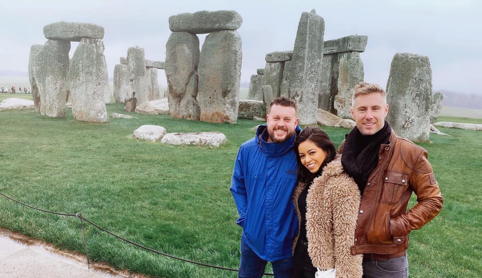 With one of my bestest friends at StoneHenge, UK