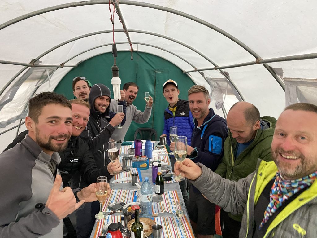 Dining tents on Aconcagua