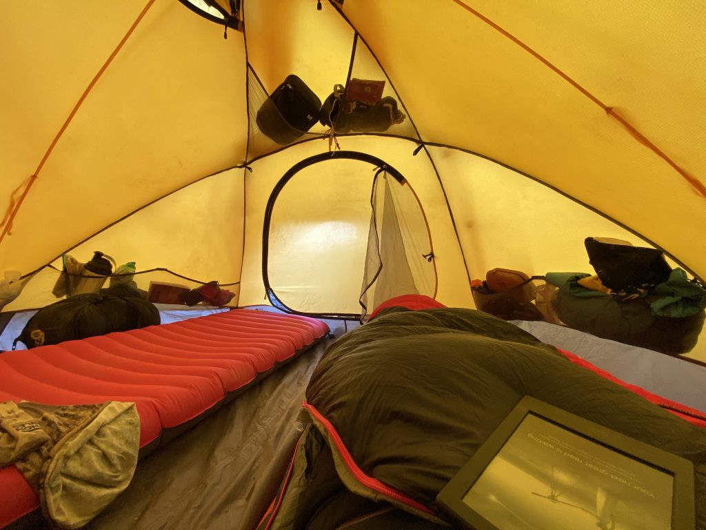 Tent life on Aconcagua