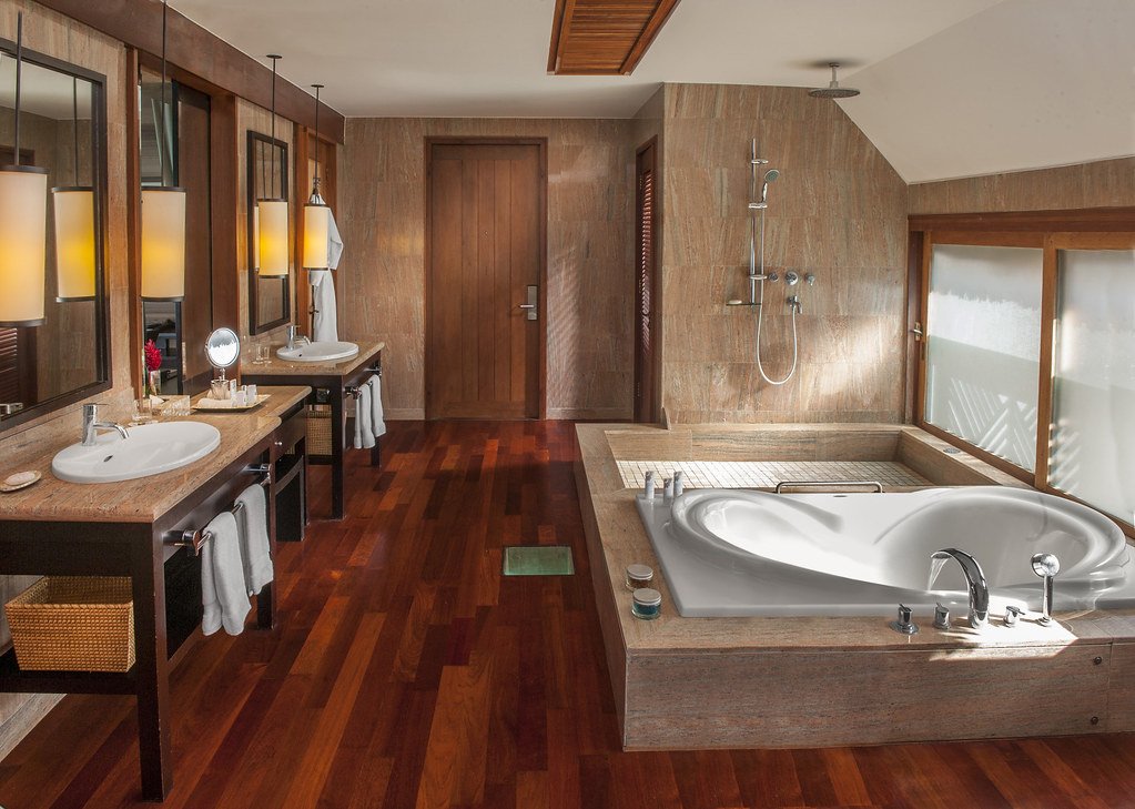 St Regis bora bora bathroom