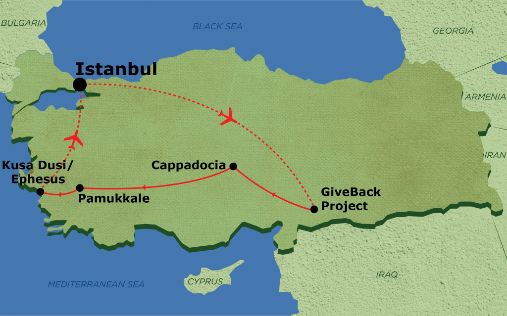 Our itinerary in Turkey