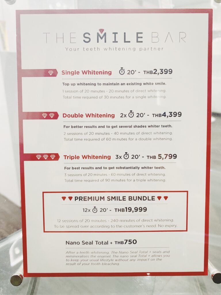 Teeth Whitening Bangkok Cost