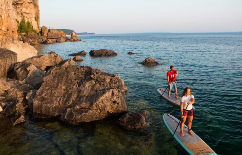 Stand-up paddling boarding