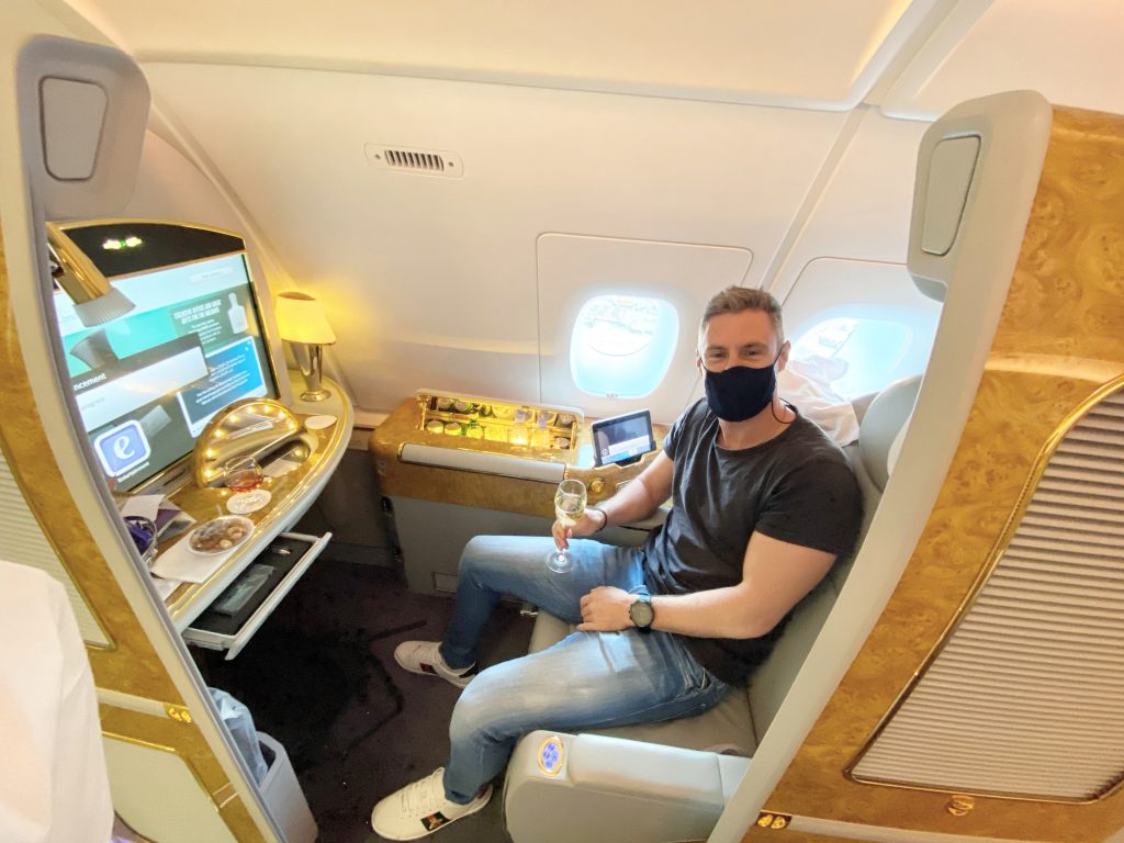 A380 emirates first class review