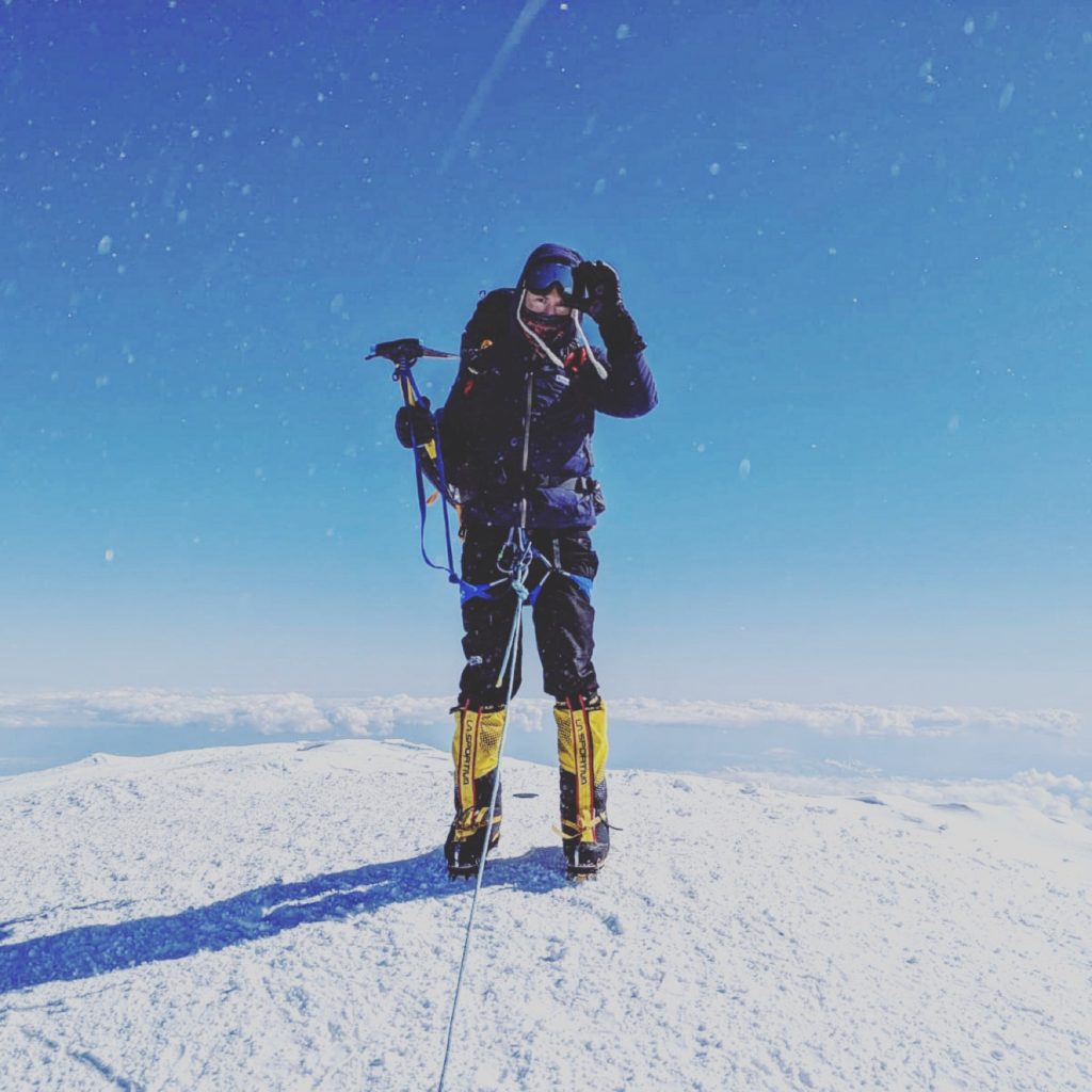 climbing Denali