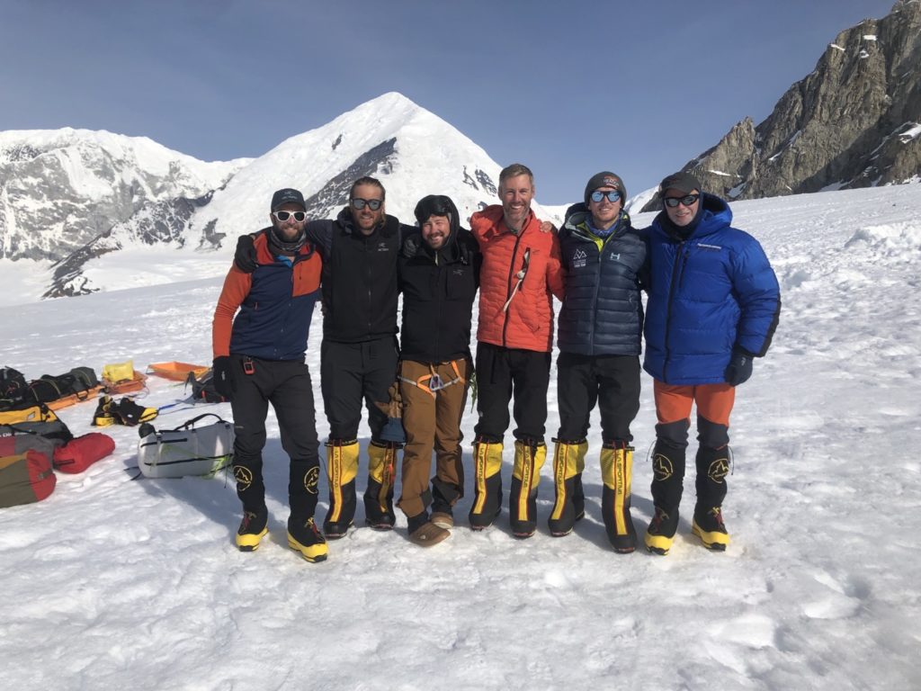 climbing Denali