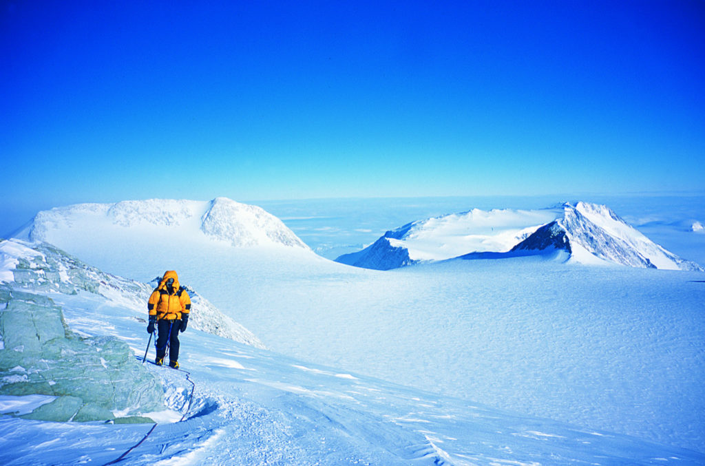 Mount Vinson, the highest mountain in Antarctica
