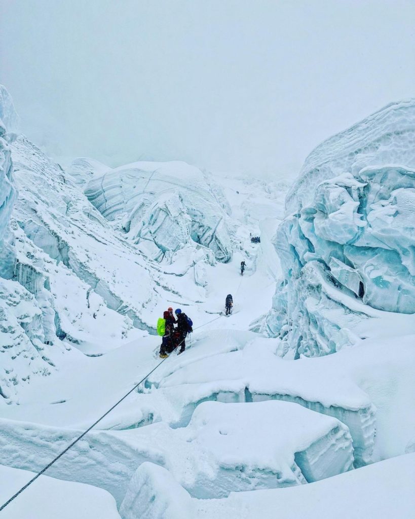 Khumbu ice fall
