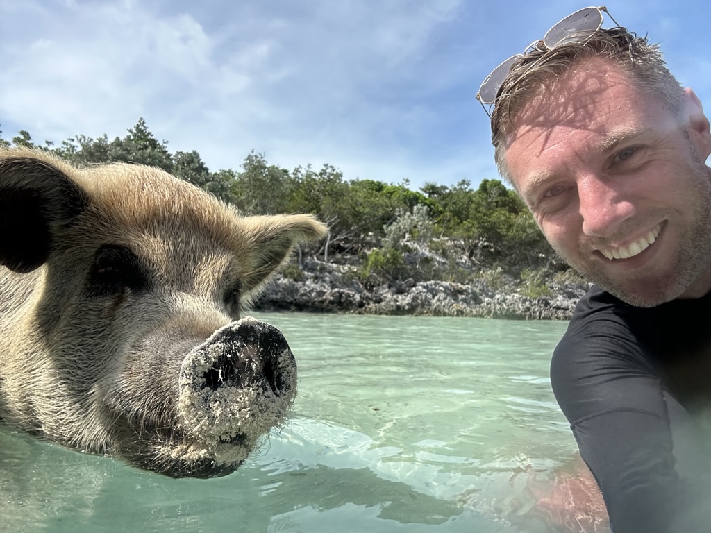 swimming with pigs bahamas