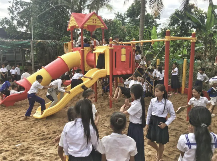 Our playground in Cambodia