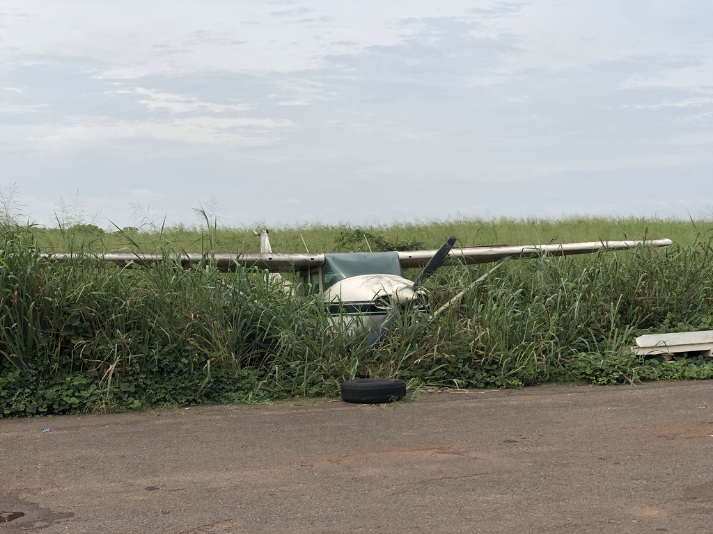 flying to Dzanga Sangha