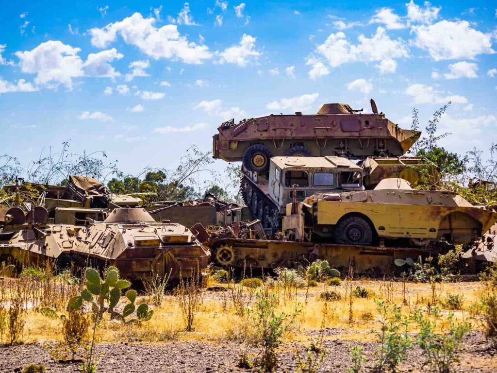 Eritrea Tank graveyard