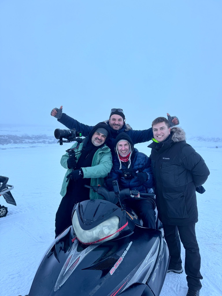 Filming our Kars itinerary